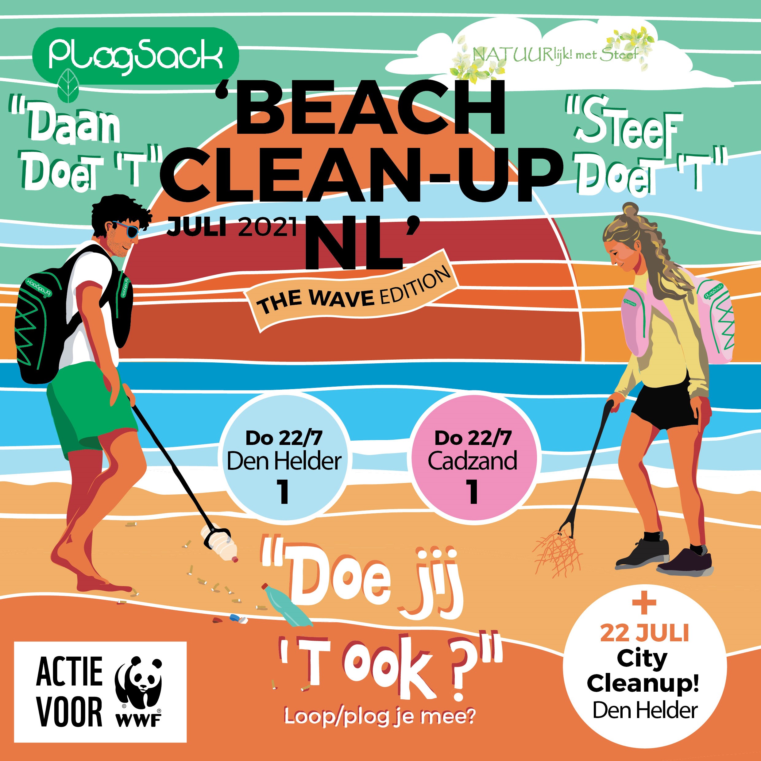 Beach clean up tour2021